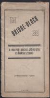 Bridge Block. A Maygar Bridge szövetség előírása szerint. új, kitöltetlen füzet.  20,5x10,5cm