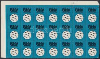 5 klf BNV levélzáró ívekben, ívdarabokban