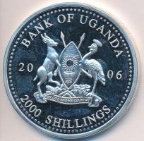 Uganda 2006. 2000Sh Ag "A labdarúgás halhatatlanjainak csarnoka - Brazília 2000-es évek/Ronaldo" (21,44g) T:PP ujjlenyomat Uganda 2006. 2000 Shillings Ag "Hall of Fame of football - Brazil 2000s/Ronaldo" (21,44g) C:PP fingerprint