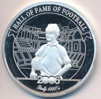 Uganda 2006. 2000Sh Ag "A labdarúgás halhatatlanjainak csarnoka - Olaszország 1990-es évek/Fran...