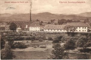 Besztercebánya, Honvéd laktanya, posztógyár; kiadja Lechnitzky O. fénynyomdája / military barracks, textile factory