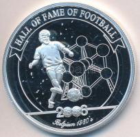 Uganda 2006. 2000Sh Ag "A labdarúgás halhatatlanjainak csarnoka - Belgium 1980-as évek/Eric Ger...