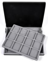 Éremtartó kazetta kivehető tálcával, 24 férőhellyel, használt, de újszerű állapotban