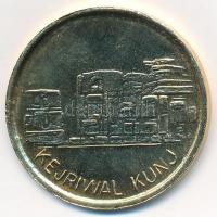 India 1986. "Kejriwal Kunj 1986 New Delhi Grah Pravesh"  aranyozott ezüs emlékérem / India...