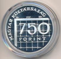 1997. 750Ft Ag "Labdarúgó VB" T:PP Adamo EM149