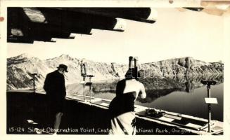 Sinnot Observation Point, Oregon, Crater Lake,  National Park (small tear)