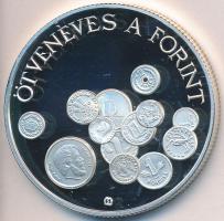 1996. 2000Ft Ag "50 éves a forint" T:PP