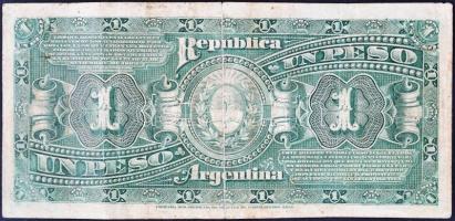 Argentína 1895. 1P "Ley 20 de Setiembro de 1897" felülbélyegzéssel T:III
Argentina 1 Peso...
