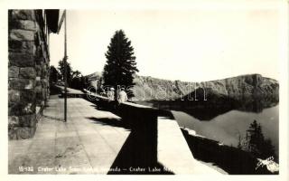 Crater Lake from Lodge Veranda, Crater Lake National Park, Oregon