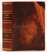 Brehms Tierleben. Allgemeine Runde des Tierreichs. Mit 1910 Abbildungen im Text, 11 Karten und 180 Tafeln in Farbendruck und Holzschnitt. Dritte, gänzlich neubearbeitete Auflage. Säugertiere-Erster Band. Leipzig und Wien, 1893, Bibliographisches Institut. Kiadói félbőr kötés, erősen kopottas állapotban / Half leather binding, bad condition