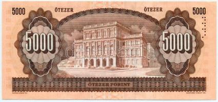 1990. 5000Ft "H" sorozat T:I
Hungary 1990. 5000 Forint "H" serial C:UNC
Adamo F4...