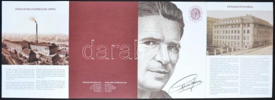 2013. "Puskás bankjegy" promóciós bankjegy a Pénzjegynyomda és a Diósgyőri Papírgyár díszk...