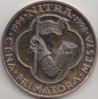 Szlovákia 1998. "Nyitra" aranyozott fém emlékérem tokban (60mm) T:PP
Slovakia 1998. "...