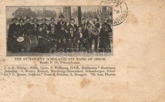 The St. Vincent Scholasticate band of 1895-96. (fa)