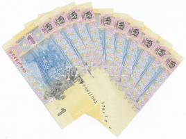 Ukrajna 2006. 1H (10x) sorszámkövetők T:I
Ukraine 2006. 1 Hryvnia (10x) sequential serials C:UNC