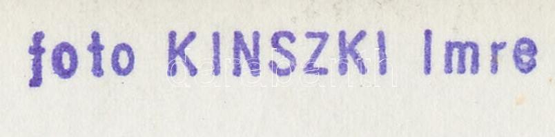 cca 1936 Kinszki Imre (1901-1945): Juditka két és fél éves, pecséttel jelzett vintage fotó, 16x12 cm