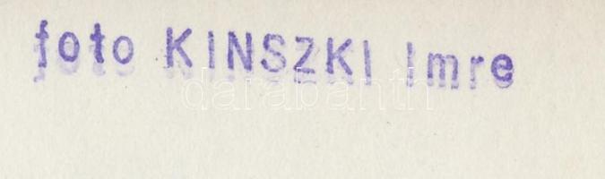 cca 1930 Kinszki Imre (1901-1945): Széllel repülő termések, pecséttel jelzett, feliratozott vintage ...