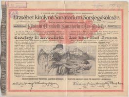 Budapest 1888. "Magyarországi Jószív Egyesület" sorsjegye, pecsételéssel 2Ft-ról magyar és...