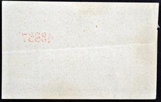 Budapest 1911. "29. M. Kir. Szabadalmazott Osztálysorsjáték" 1/4 első osztályú, eredeti so...