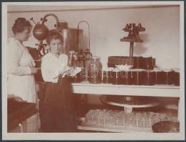 cca 1910 Lekvár készül a Kerny családban, jelzetlen felvétel Kerny István (1879-1963) hagyatékából, 9x11 cm