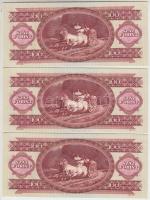 1984. 100Ft (5x) sorszámkövetők T:I
