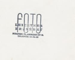 cca 1930-1940 Leichtner Erzsébet felvétele Szentpál Olga tánccsoportjáról, pecséttel jelzett vintage...