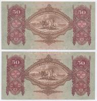 1932. 50P (2x) T:II,III szép papír