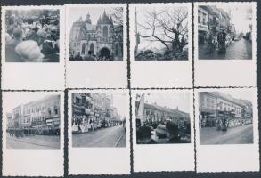 1938. november 11. Bevonulási ünnepség Kassán, 15 db 5x5 cm-es amatőrkép 6x9 cm-es fotópapíron, öt fotón Horthy Miklós is szerepel