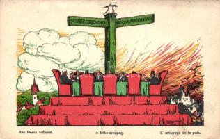 Suisse orientale, Nouveau Balcan / Béke-areopag / Peace tribunal, Hungarian irredenta s: Haranghy Jenő (EK)