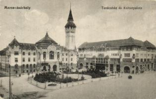 Marosvásárhely, Tanácsház és Kultúrpalota, kiadja Porjes S. Sándor / town hall, cultural palace (EB)