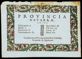 cca 1646, Ferencesrendi Capucinórium: Carographia Descriptio...,  Díszcímlapok. Floreális, színezett...