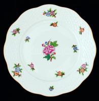 Herendi Eton mintás süteményes tányér, kézzel festett, jelzett, hibátlan, d:18,5 cm