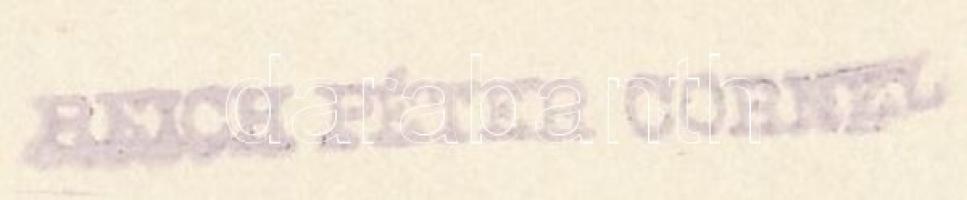 cca 1935-1940 Reich Péter Cornel: Regensburg nevű uszály az újpesti kikötőben, pecséttel jelzett vin...