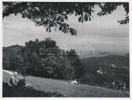 cca 1935-1940 Reich Péter Cornel: Kilátás a Normafától,  pecséttel jelzett vintage fotó a szerző hagyatékából, 18x24 cm