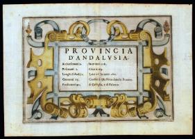 cca 1646, Ferencesrendi Capucinórium: Carographia Descriptio...,  Díszcímlapok, újkori spanyol stílu...