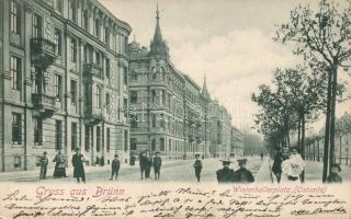 Brno, Brünn; Winterhollerplatz, restaurant