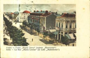 Sofia, Marie Louise street, Café Makédonia