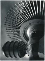 cca 1980 Gebhardt György (1910-1993): Ördögszekér, aláírt vintage fotóművészeti alkotás, 18x24 cm