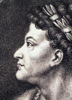 cca 1860, Litho Institute Bécs: Mathias Corvinus. Nagyon ritka. 38,3x27,3cm