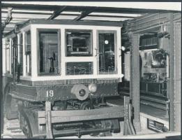 cca 1980 Budapest, millenniumi kisföldalatti továbbépítése, modernizálása, 7 db közlekedéstörténeti ...