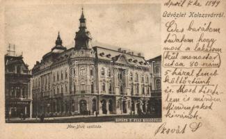 1899 Kolozsvár, New York szálloda, kiadják Kováts P. fiai / hotel (EK)