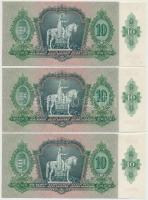 1936. 10P (4x) sorszámkövetők T:I