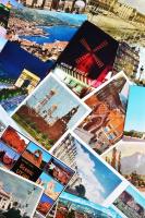 Kb. 200 db MODERN külföldi városképes lap; sok csehszlovák, lengyel, német, francia / Approx. 200 modern foreign town-view postcards; many Czechoslovakian, Polish, German and French