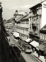 20 db MODERN használatlan fekete-fehér horvát városképes lap; csak Zágráb / 20 modern unused black a...