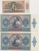 1939. 5P + 1941. 20P (3x) T:I,I-,II