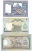 Nepál 1974. 1R + 1981. 2R + 2002. 10R T:I,III
Nepal 1974. 1 Rupee + 1981. 2 Rupees + 2002. 10 Rupees...