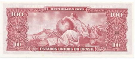 Brazília 1966-1967. 100C "10c" felülbélyegzéssel T:I
Brazil 1966-1967. 100 Cruzeiros with ...
