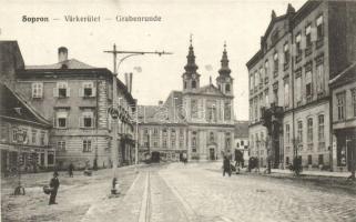 Sopron, Várkerület, Borsch Lajos üzlete, kiadja Blum Náthán és fia