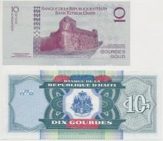 Haiti 2000. 10G + 2004. 10G T:I
Haiti 2000. 10 Gourdes + 2004. 10 Gourdes C:UNC