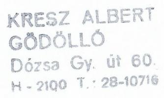 cca 1975 Kresz Albert felvétele egy képzőművészeti kiállítás megnyitóján rendezett performanszról, a...